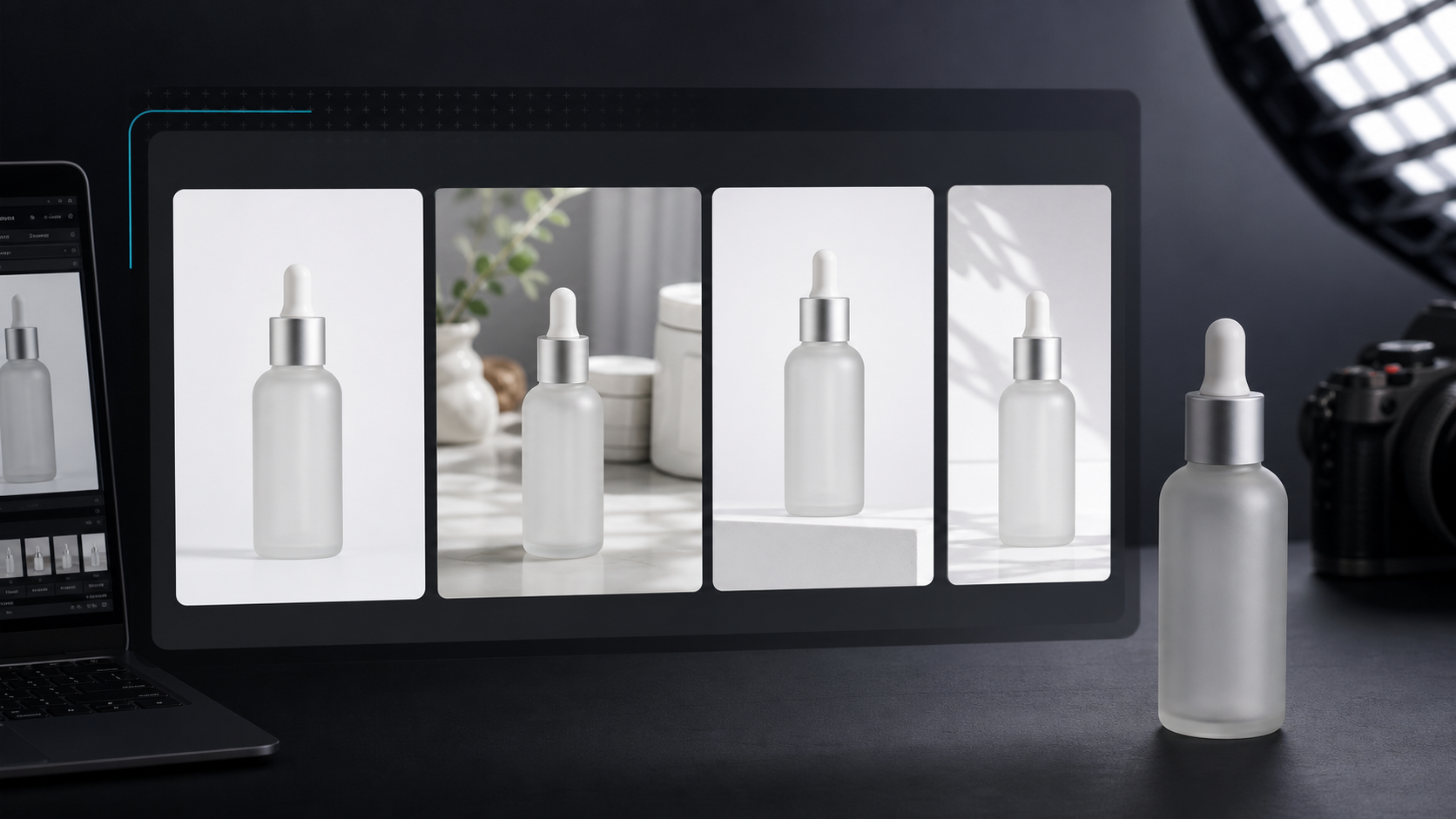 AI product photo variations with consistent product fidelity