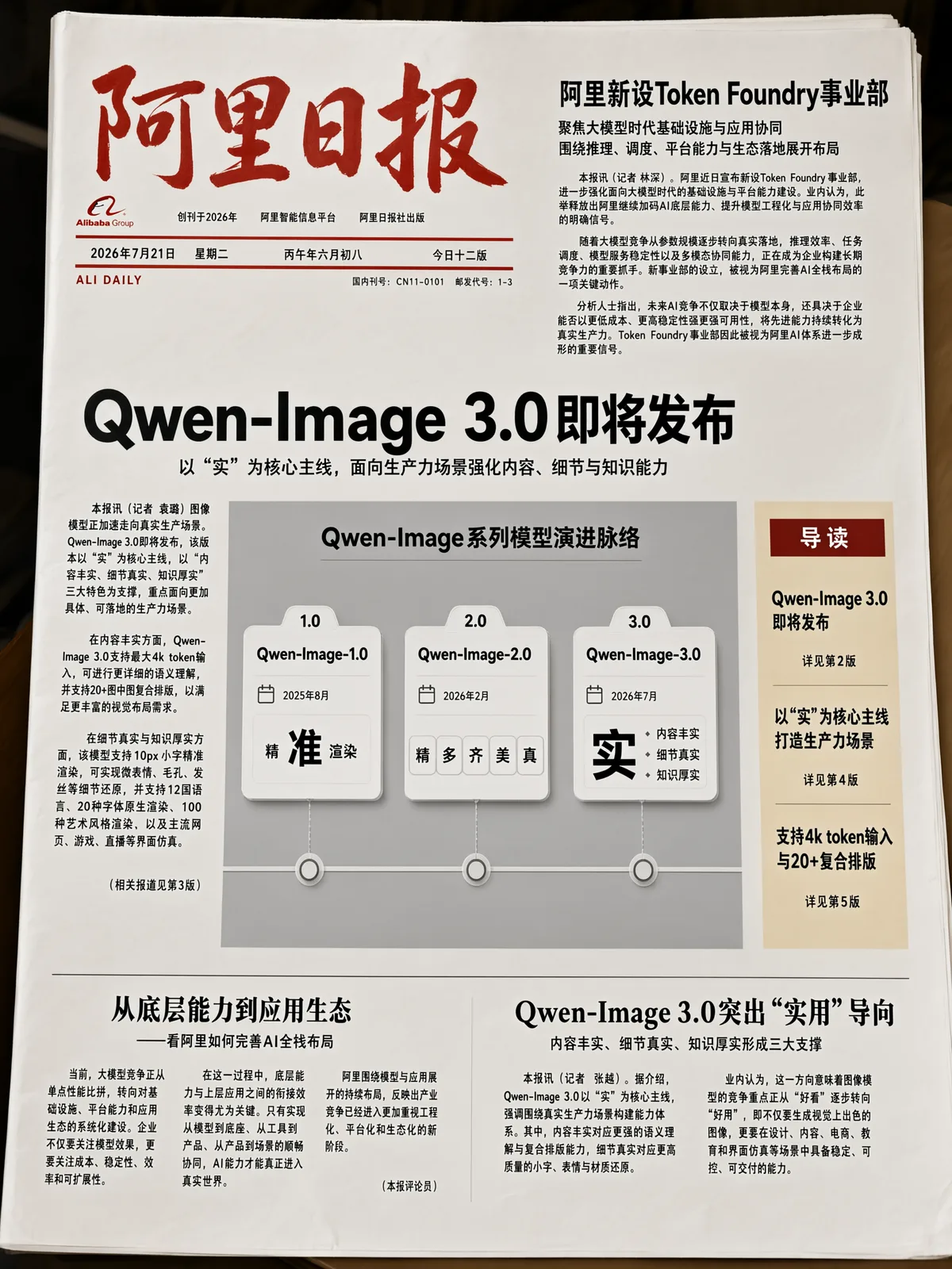 AI-Generated Newspaper